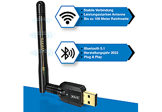 lezing vingerafdruk tuin ROLIO Transmitter 5.1 Bluetooth USB adapter Schwarz | MediaMarkt