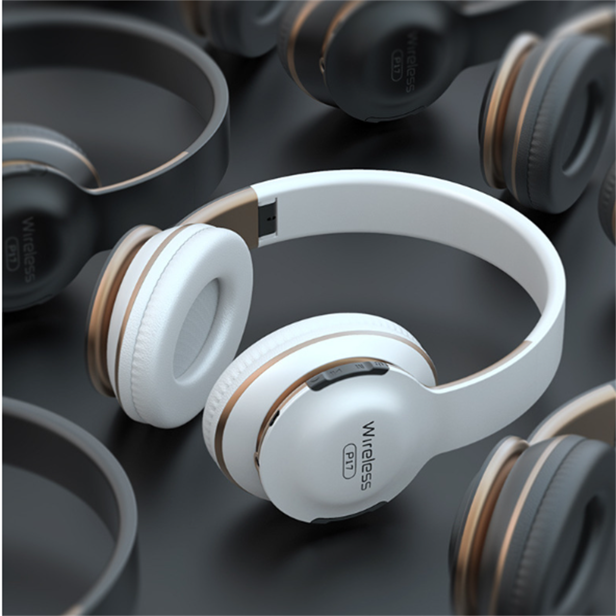 Bluetooth Bass, Rot SYNTEK Bluetooth-Verbindung kabelloser mit Bluetooth und starkem Headset Kopfhörer Over-ear