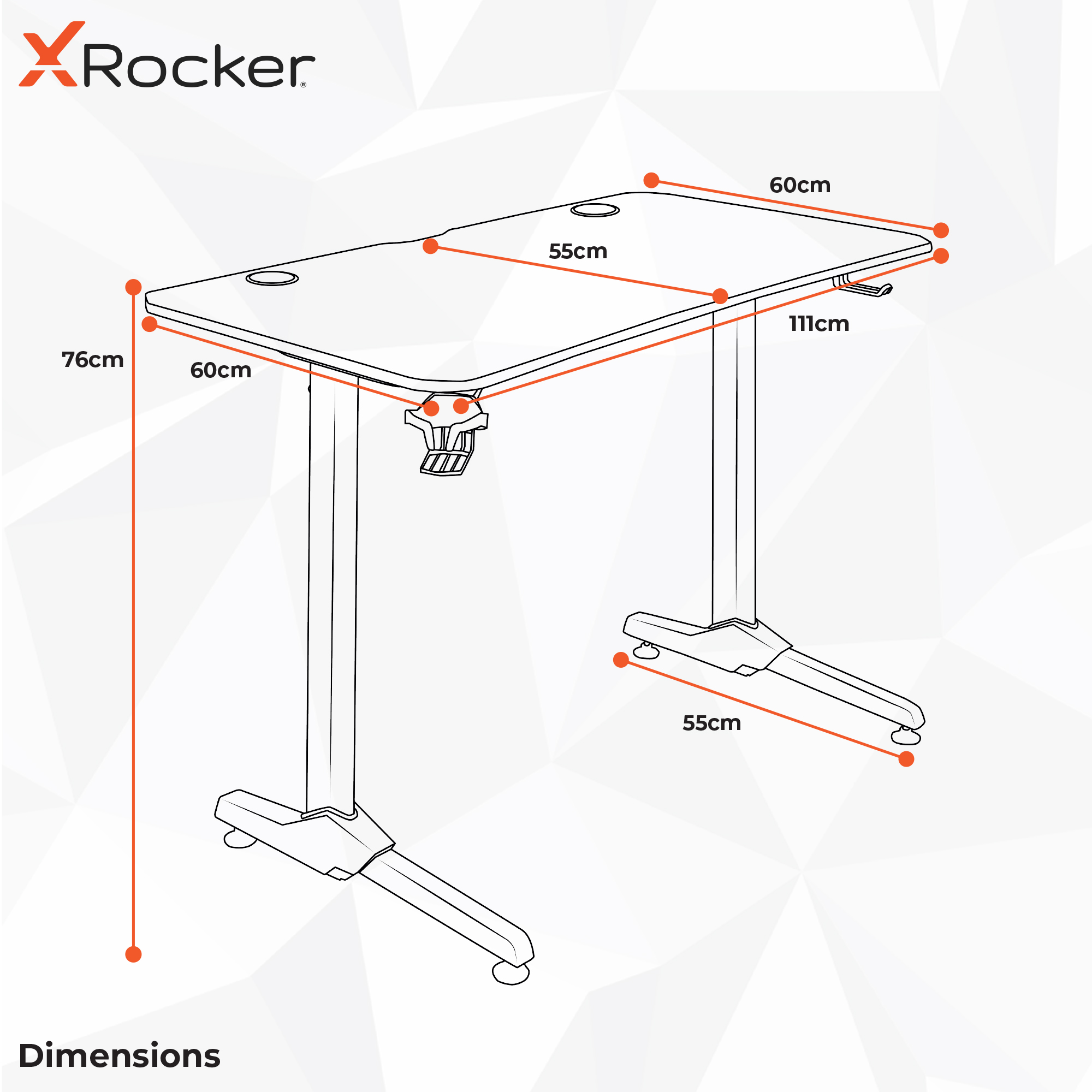 X ROCKER Panther Gamingtisch