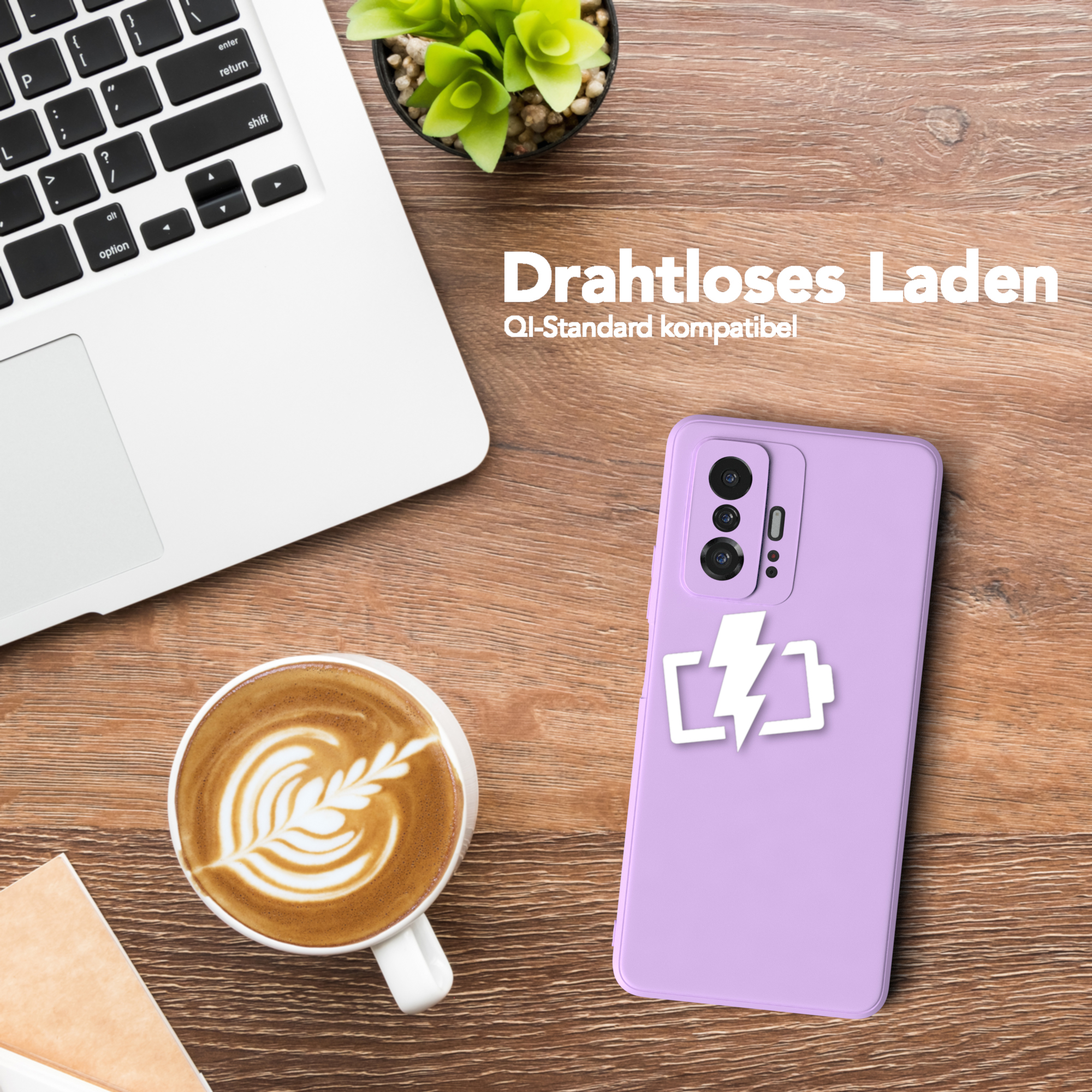 Lavendel Backcover, 11T CASE TPU Pro Matt, Handycase 11T / EAZY Xiaomi, Lila 5G, Silikon