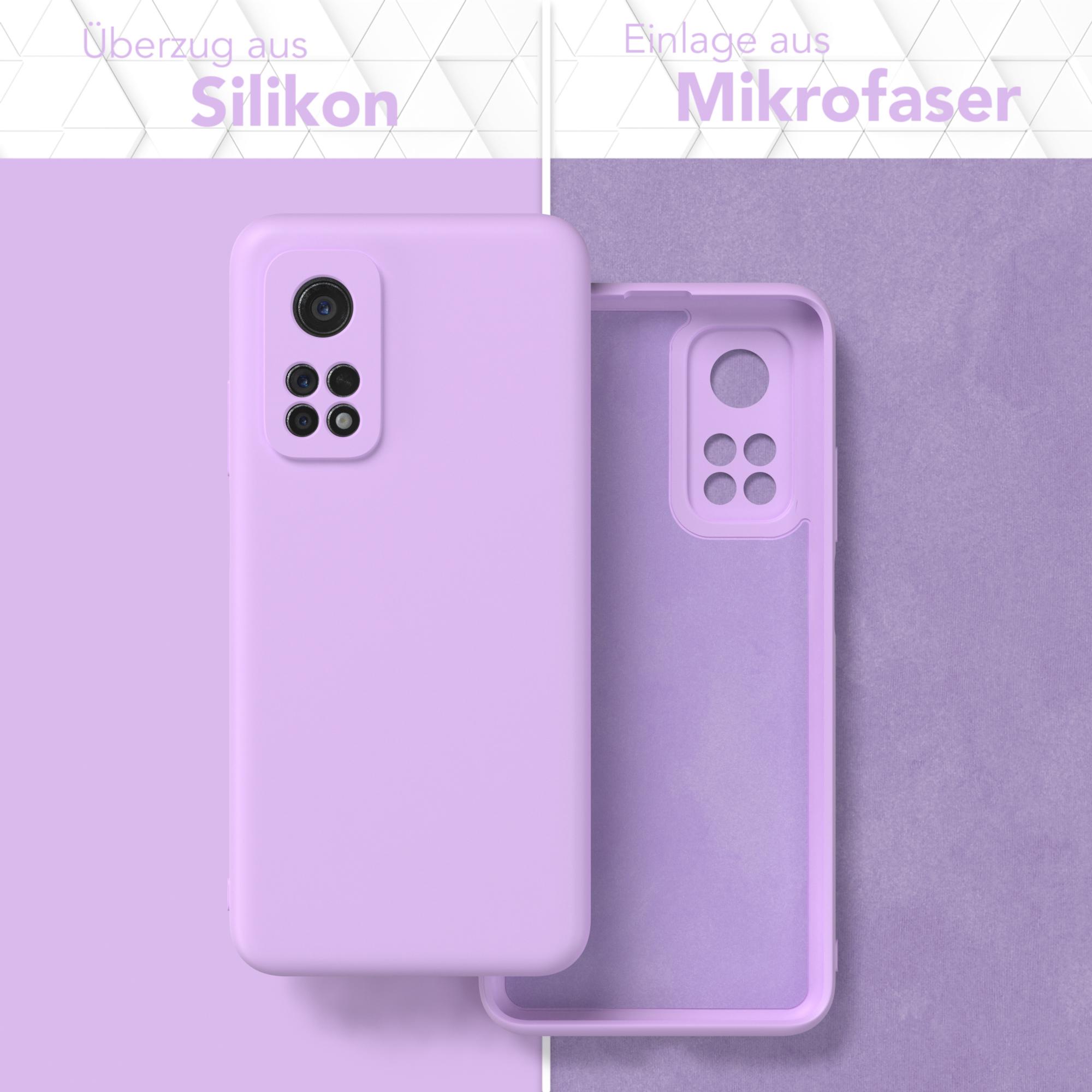 Silikon 5G, Lila / Xiaomi, Mi Handycase Backcover, Lavendel Matt, TPU 5G 10T CASE EAZY 10T Mi Pro