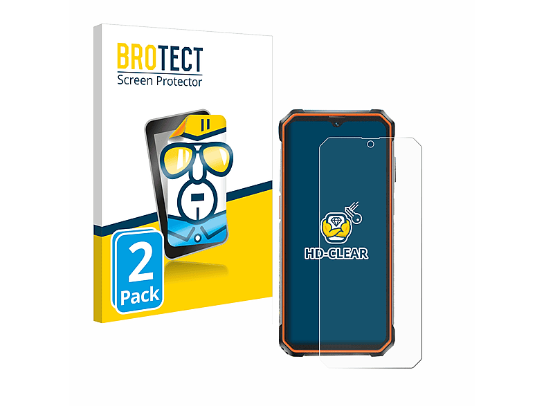 BROTECT 2x klare Schutzfolie(für Blackview BV9200) | Displayschutzfolien & Gläser
