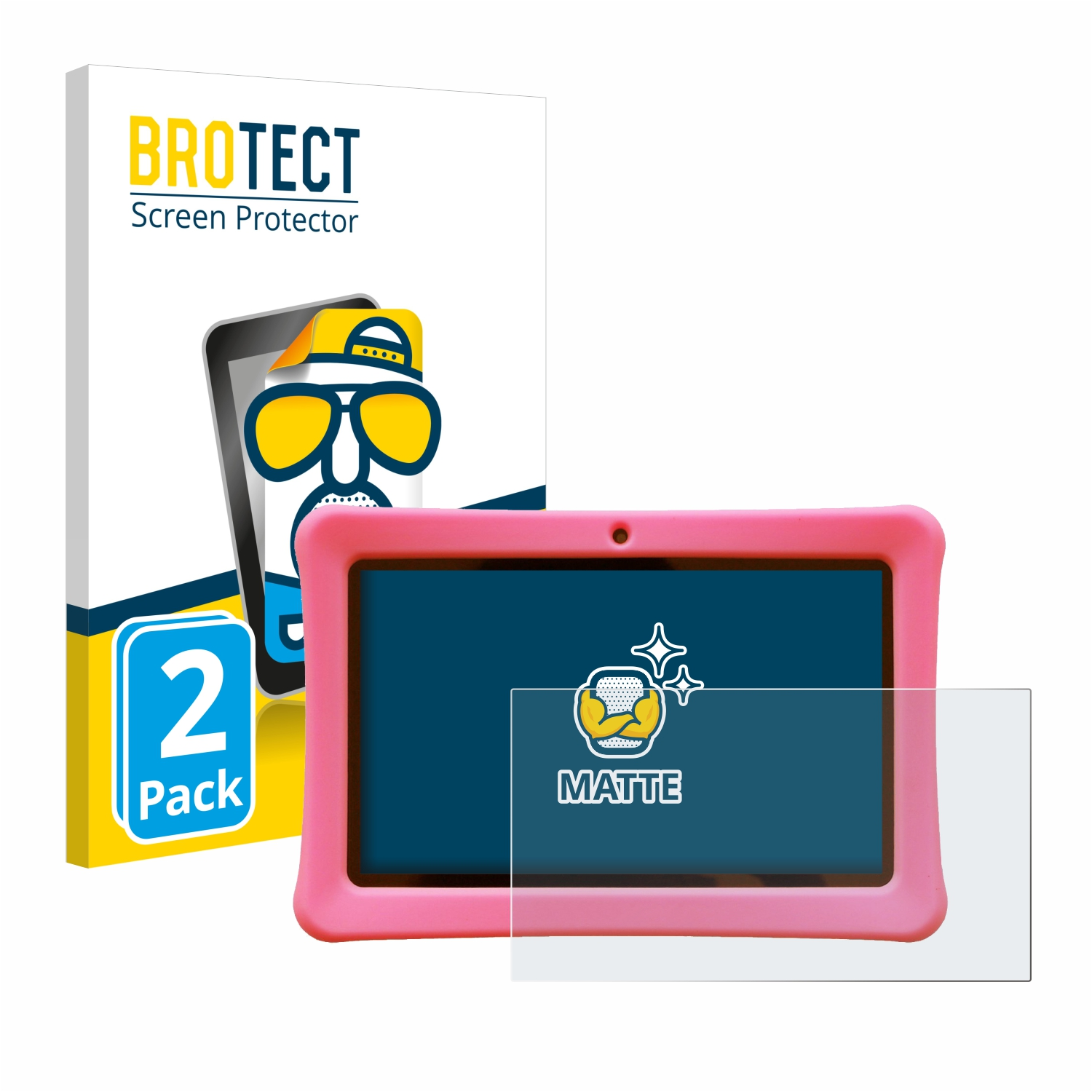 BROTECT 2x matte Schutzfolie(für Kids Contixo Tablet) 7