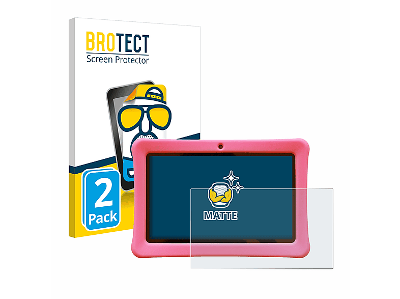 BROTECT 2x matte Schutzfolie(für Contixo Kids Tablet) 7