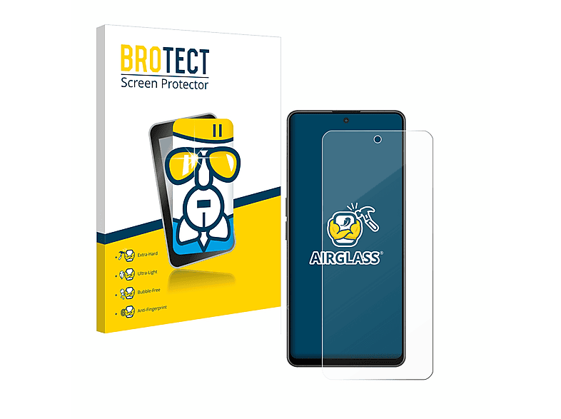 BROTECT Airglass klare Schutzfolie(für 5G) Nord Lite 3 OnePlus CE