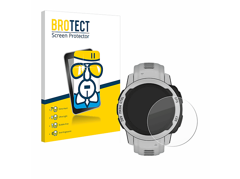 BROTECT Airglass klare Schutzfolie(für Solar Instinct Garmin 2S mm)) (40