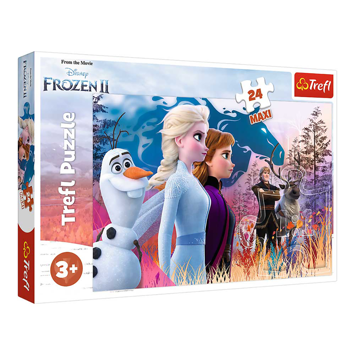 2 Disney Teile Maxi - Die Magische Frozen Puzzle Reise Puzzle 24 TREFL