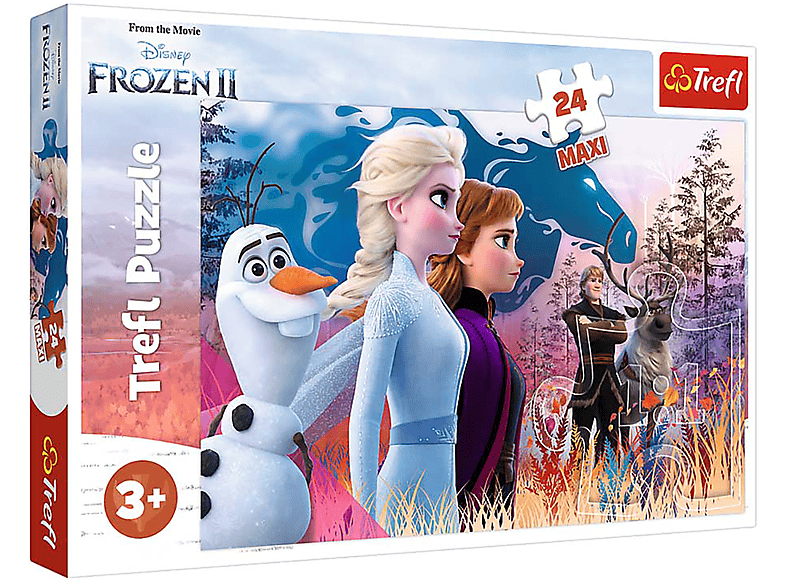 Die 2 Puzzle 24 Frozen Reise Teile - TREFL Puzzle Disney Magische Maxi