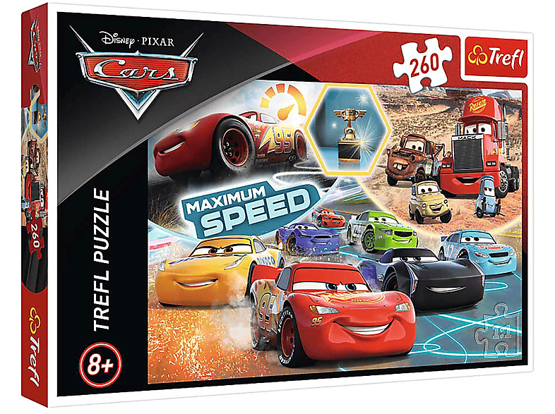 TREFL 260 Teile Puzzle - Cars 3: Parade der Champions Puzzle