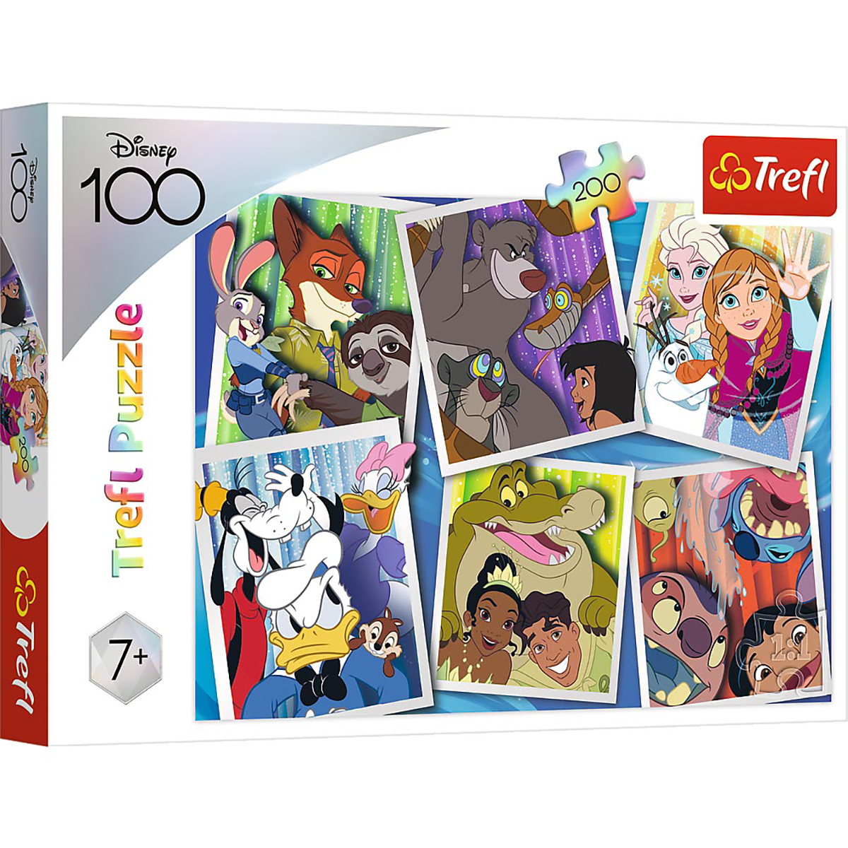 / 200 Puzzle Puzzle TREFL 100 Disney Disney Jahre Teile Helden -