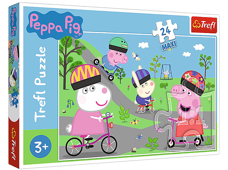 TREFL Peppa Pig\'s aktiver Tag Puzzle | bis 1000 Teile