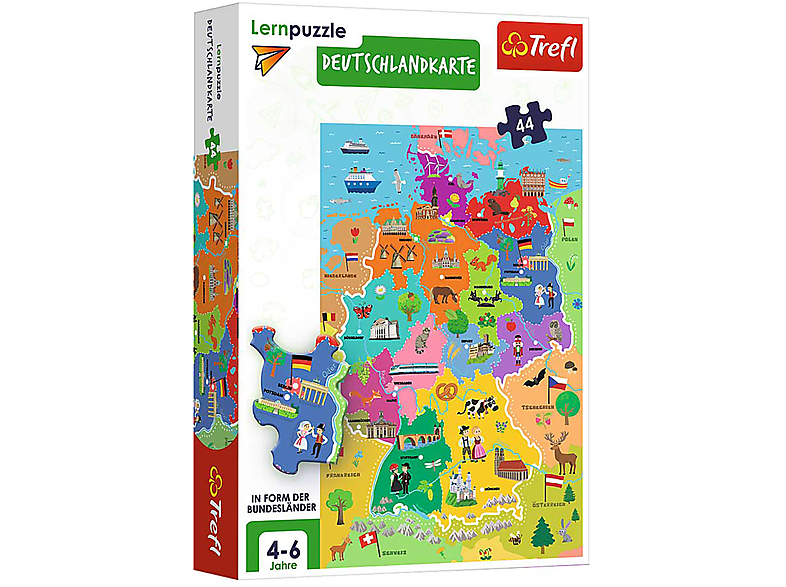 TREFL Deutschland Karte Puzzle