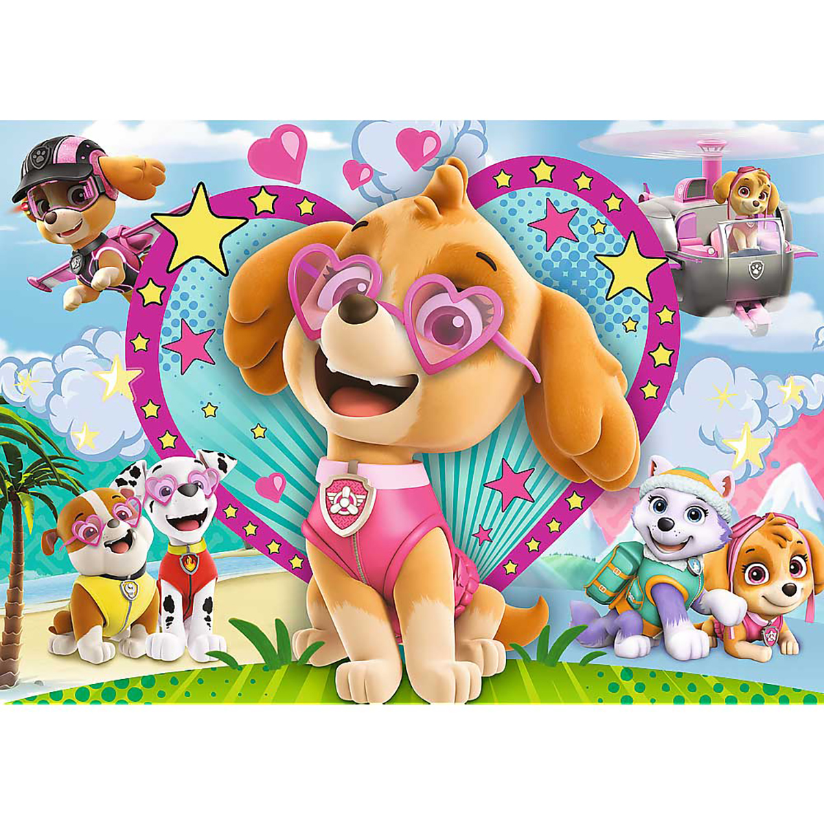 Patrol Teile 100 Helden Glitter Puzzle - Puzzle PAW Team / TREFL