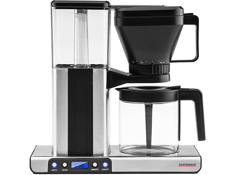 BREW GASTROBACK Kaffeemaschine DESIGN 42706 Silber/Schwarz ADVANCED