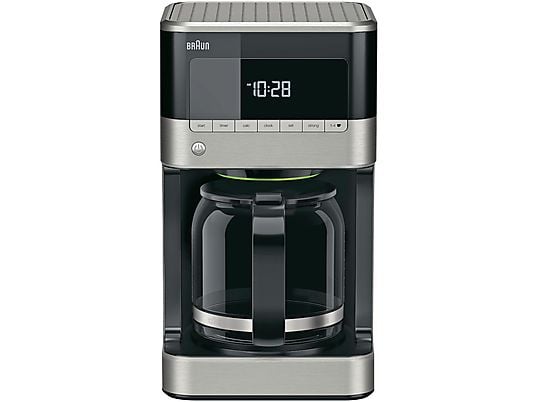 BRAUN KF 7120 PURAROMA EDELSTAHL/SCHWARZ Kaffeemaschine Edelstahl/Schwarz