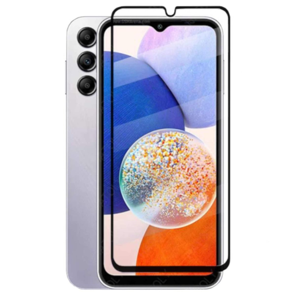 A34 Folie Display Samsung Schutzglas(für Panzer Hart Galaxy WIGENTO 5G) 2x