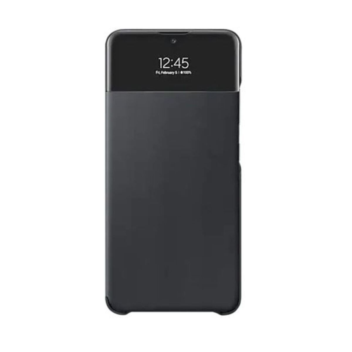 SAMSUNG S-View Wallet Cover A32, Galaxy Samsung, Schwarz Galaxy black, A32 Backcover