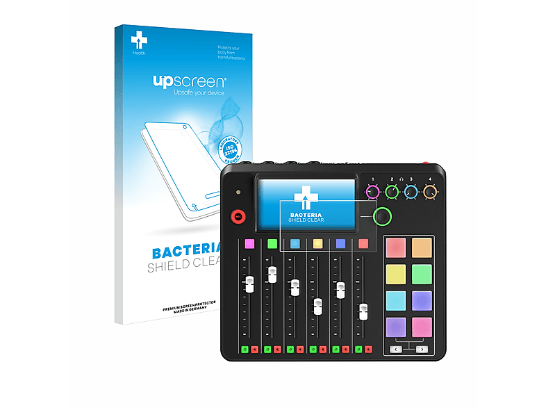 UPSCREEN Pro antibakteriell Schutzfolie(für Rode Rodecaster II) klare