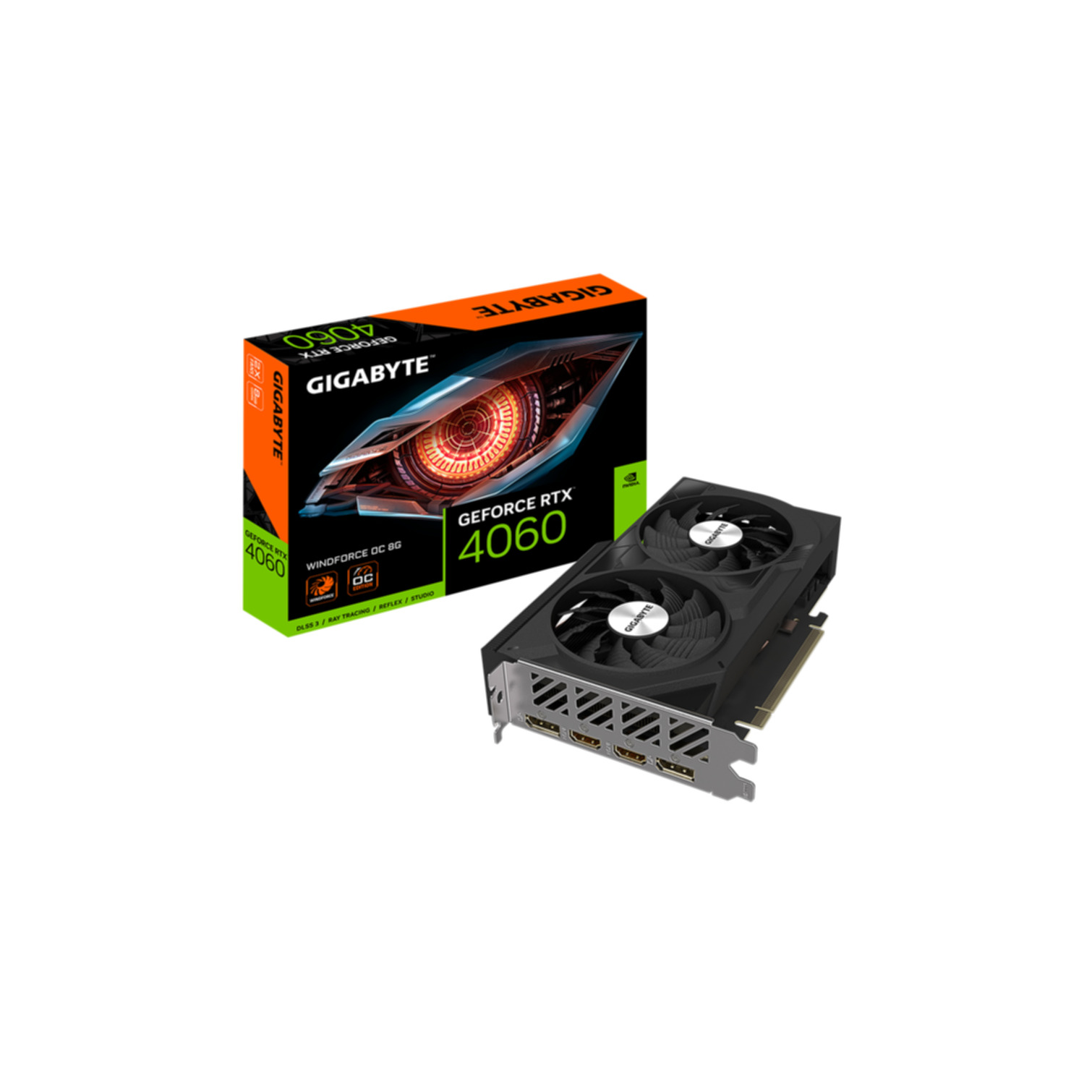 GeForce 8G GIGABYTE OC Grafikkarte) RTX (NVIDIA, WINDFORCE 4060