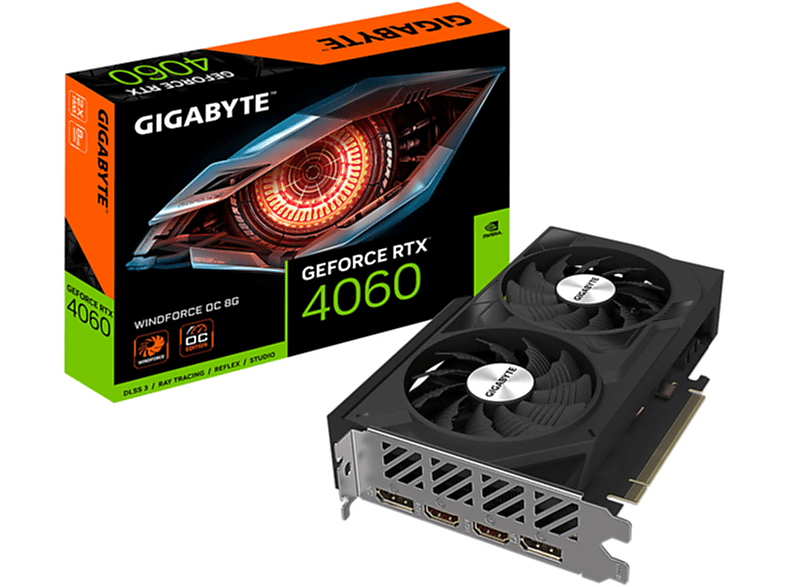 (NVIDIA, OC GeForce 8G WINDFORCE 4060 GIGABYTE RTX Grafikkarte)