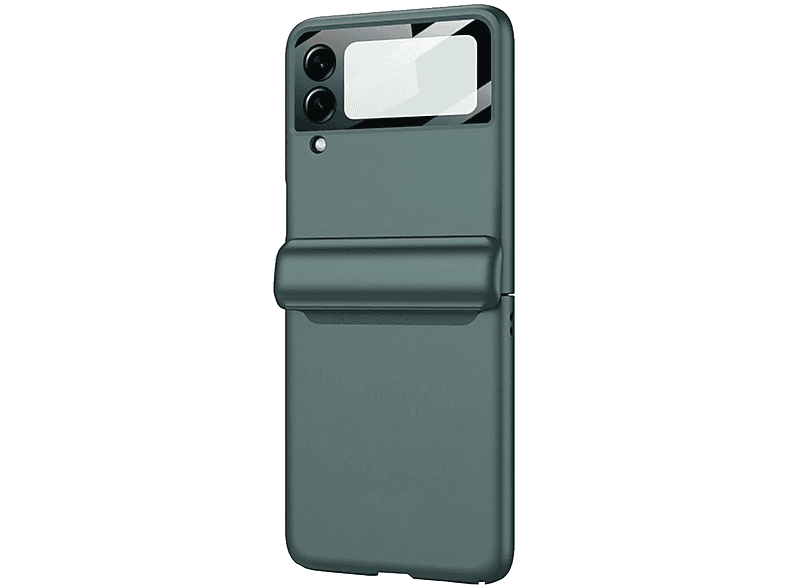 WIGENTO Magnetisches Vollschutz Backcover, Galaxy Z Cover, Flip3 Kunststoff Samsung, Grün Hart 5G