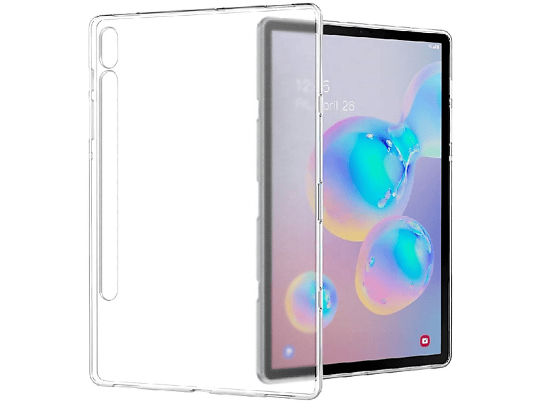 WIGENTO TPU Tab S8, robust Transparent | Hülle Tab Silikon Backcover, Galaxy Samsung, dünn, S7