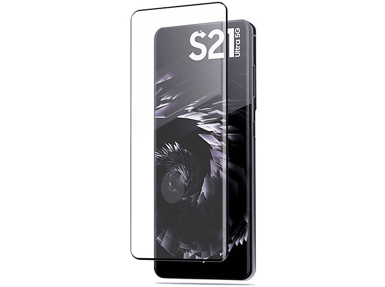 WIGENTO 2x 4D Curved Display Galaxy G998B) S21 Schutzglas(für Ultra Samsung H9 Folie Panzer