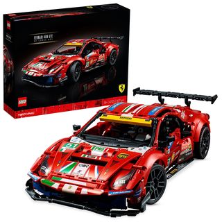 Juego de construcción  - Technic 42125 Ferrari 488 GTE “AF Corse #51” LEGO, Desde 18 años