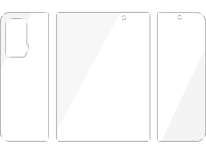 Vorder- Schutzfolien(für Vs) und Magic Honor Rückseite AVIZAR