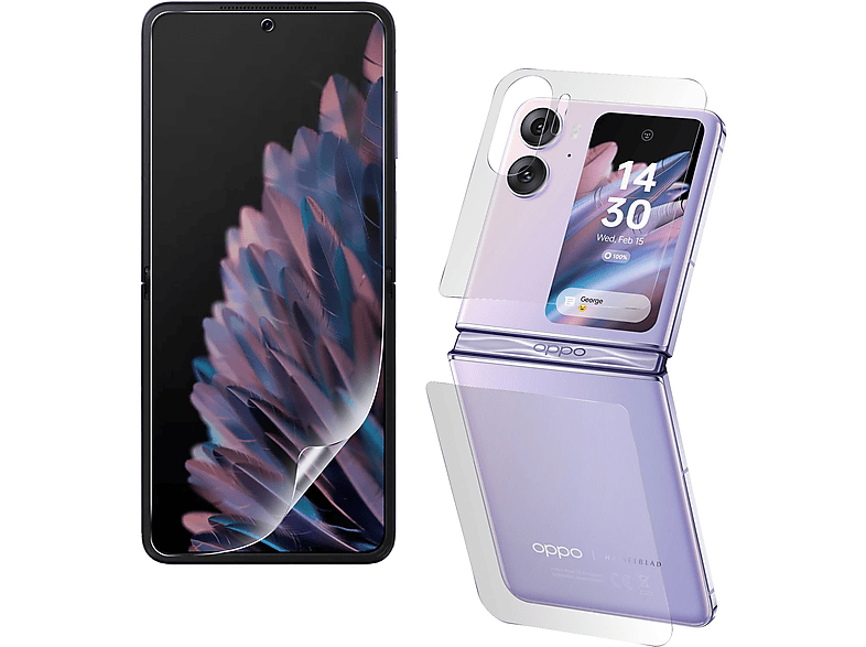 Schutzfolien(für Find N2 Vorder- und Rückseite IMAK Flip) Oppo