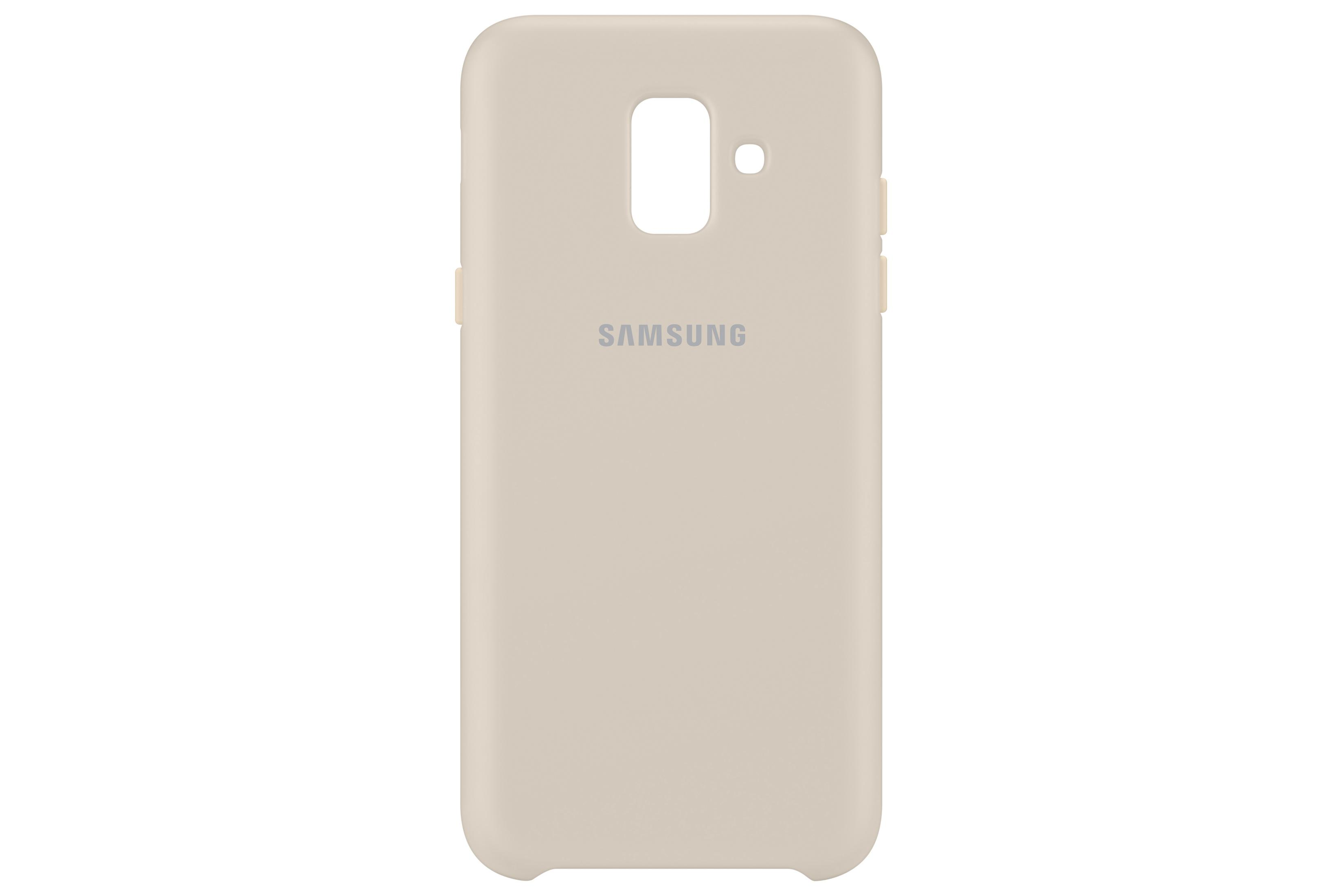 DUAL GOLD, SAMSUNG A6 Galaxy F. A6, LAYER EF-PA600 Gold GALAXY Backcover, Samsung,