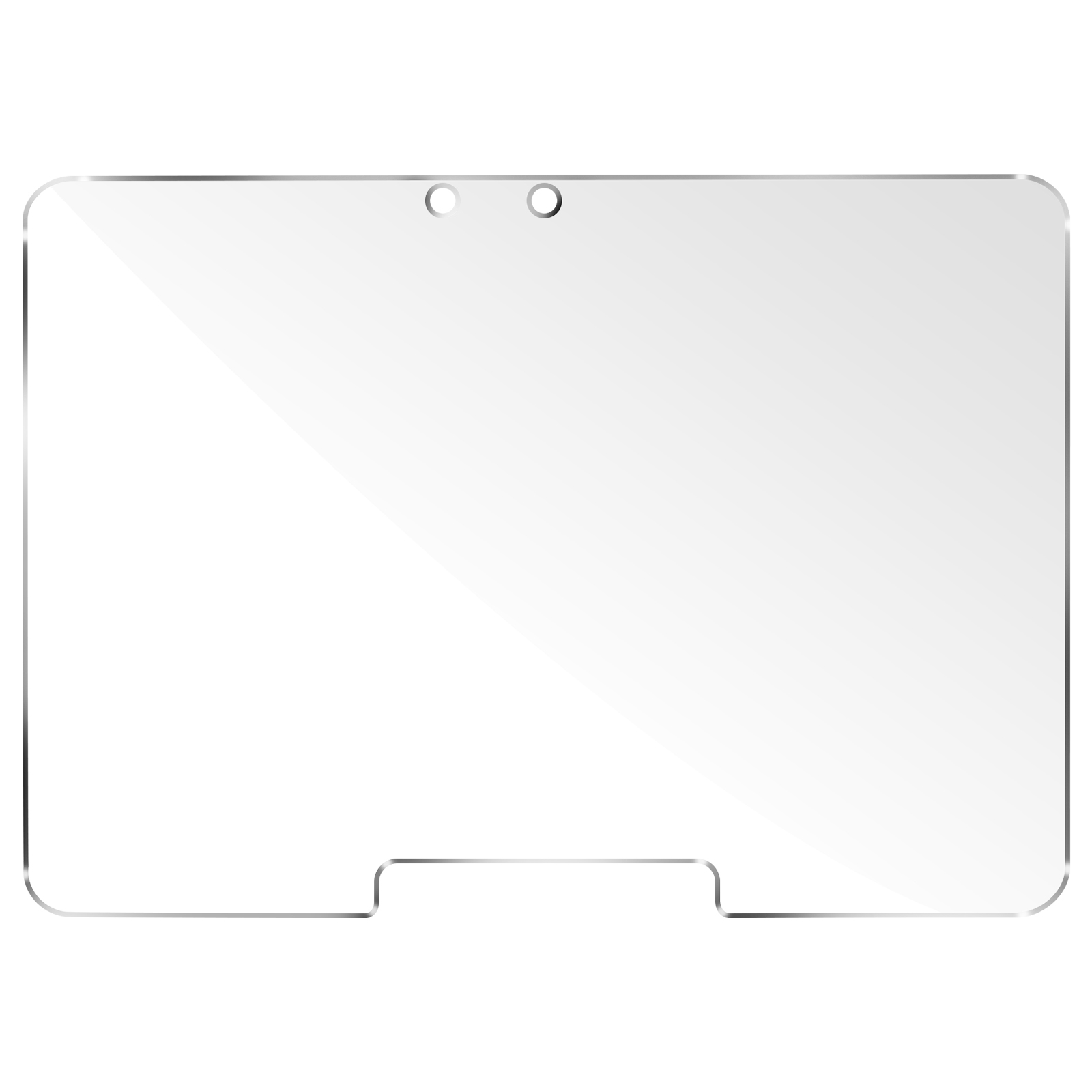 BIGBEN Gehärtetes Samsung Galaxy Active Tab Glas Pro) Glas-Folien(für 4
