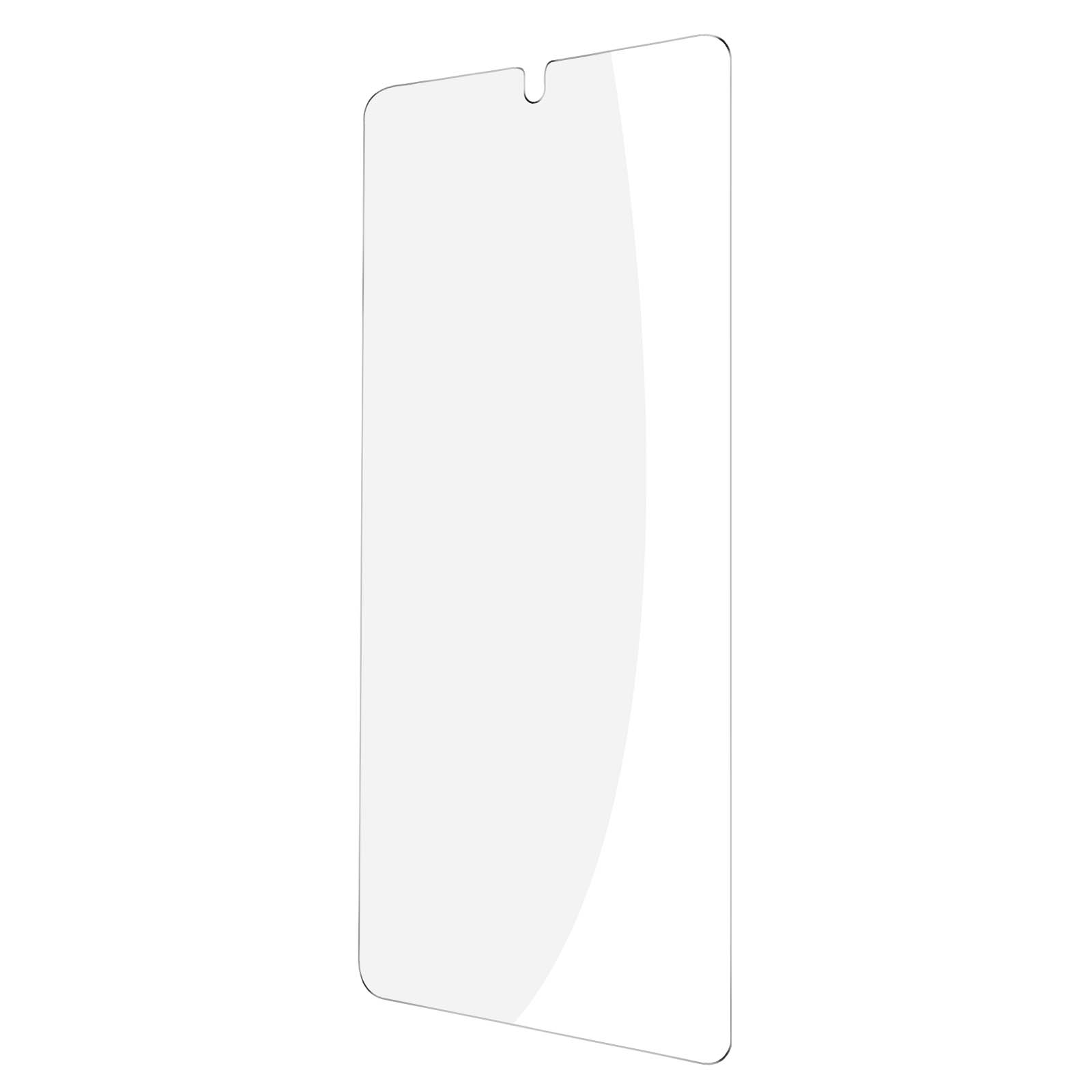 Un protector de pantalla transparente para un teléfono.