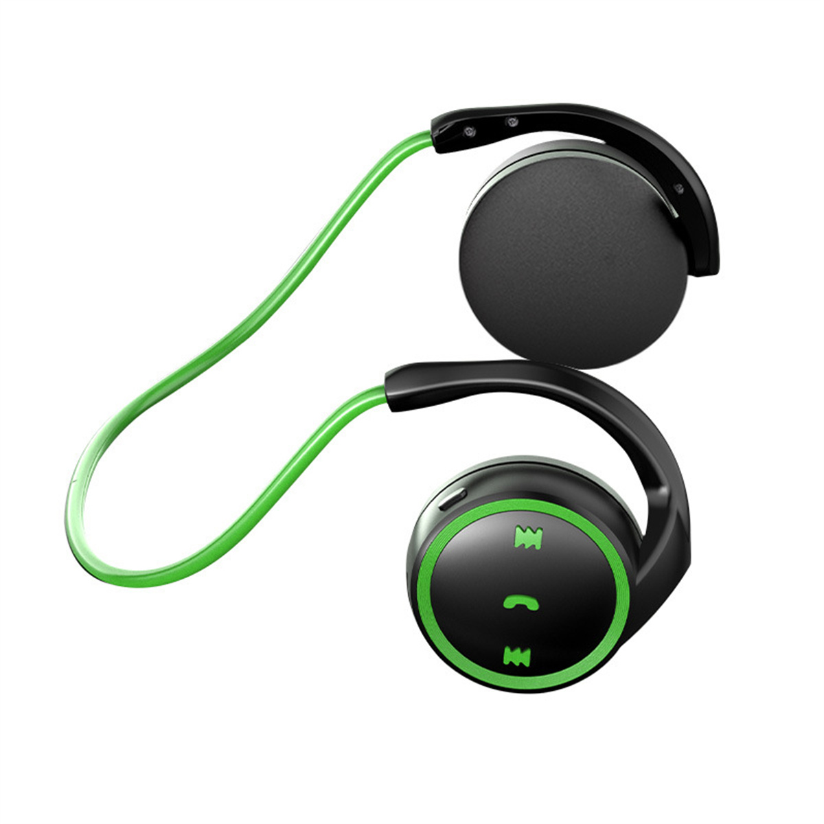 Sports Bluetooth-Kopfhörer Grün On-Ear In-ear Kopfhörer Bluetooth Wireless Grün Kopfhörer, Bluetooth SYNTEK Pluggable