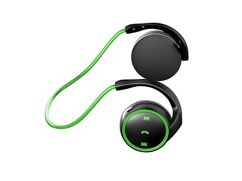 SYNTEK Bluetooth-Kopfhörer Grün On-Ear Wireless Sports Kopfhörer Pluggable Bluetooth Bluetooth Grün In-ear Kopfhörer