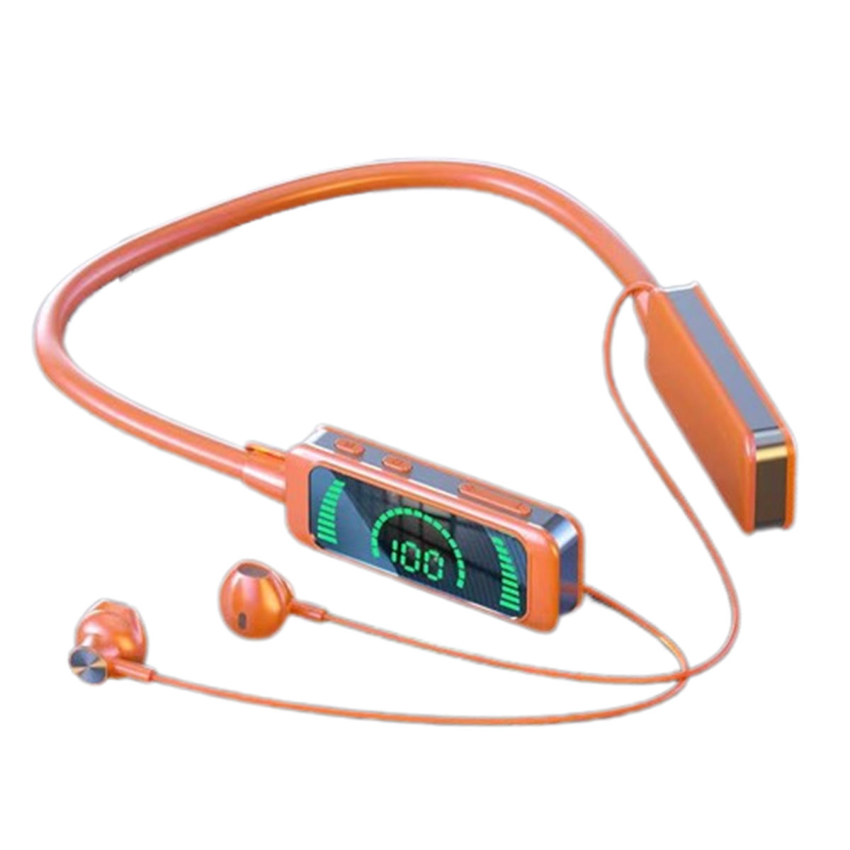 den SYNTEK bluetooth Bluetooth digitales In-ear braun karten-steckbares um headset, Headset Braun hals Kopfhörer Bluetooth