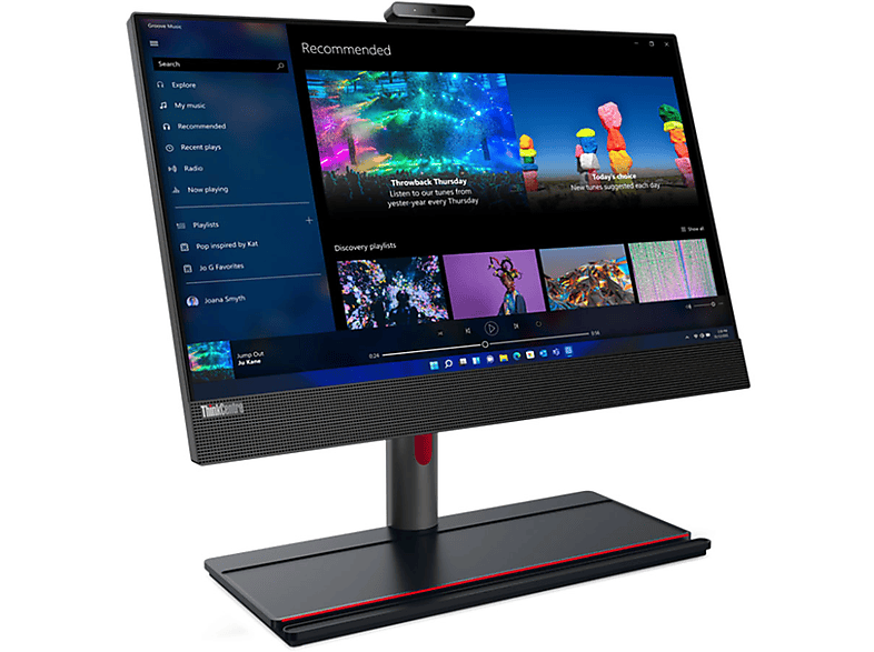 LENOVO 11VA001SSP, All-in-One PC mit Schwarz RAM, i5 Core™ Intel® Zoll 8 Prozessor, GB SSD, 23,8 GB 256 Display