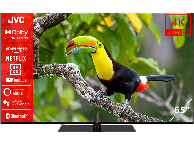 JVC LT-65VU6355 4K, cm, / 164 TV Zoll (Flat, SMART 65 TV) UHD LED