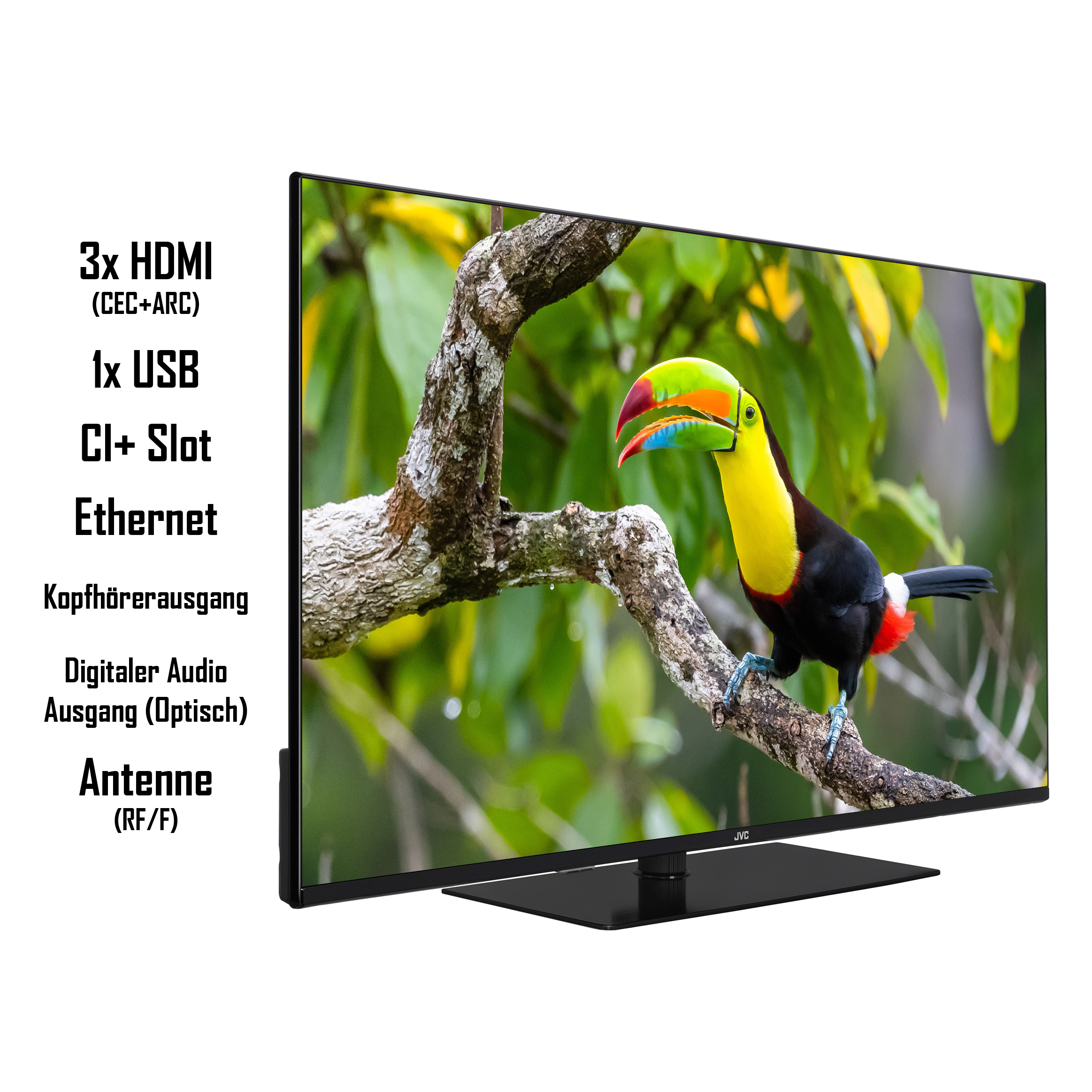 (Flat, SMART LT-43VU6355 / LED Zoll 43 TV) TV JVC UHD 108 4K, cm,