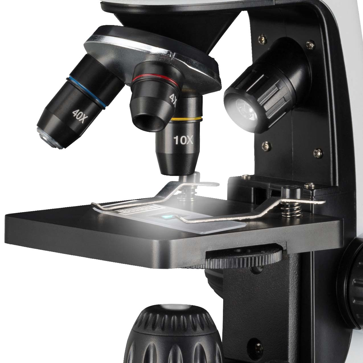 BRESSER JUNIOR mit einer Vergrößerung von 40x-2000x Mikroskop, Color