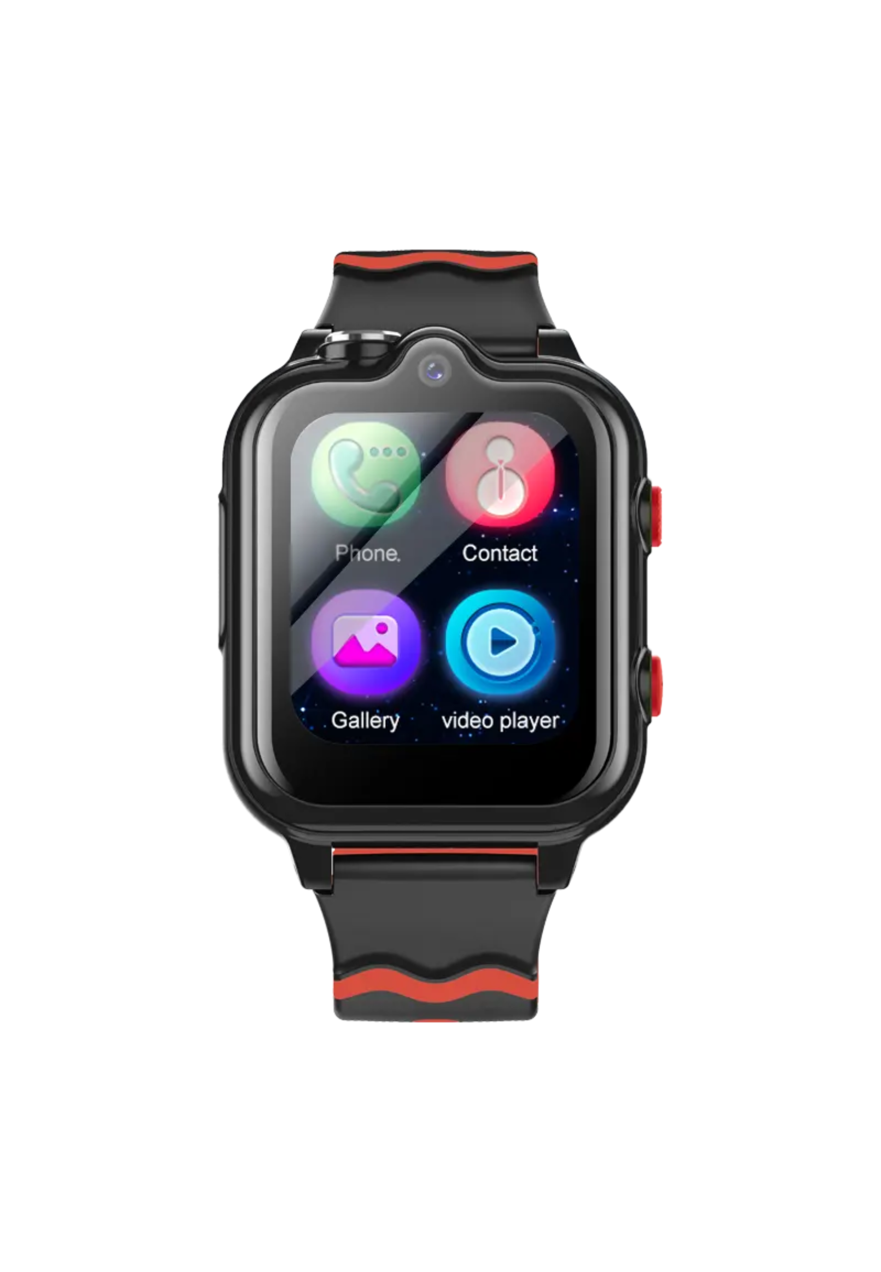 silicone, D35 Smart Watch Black VALDUS ABS
