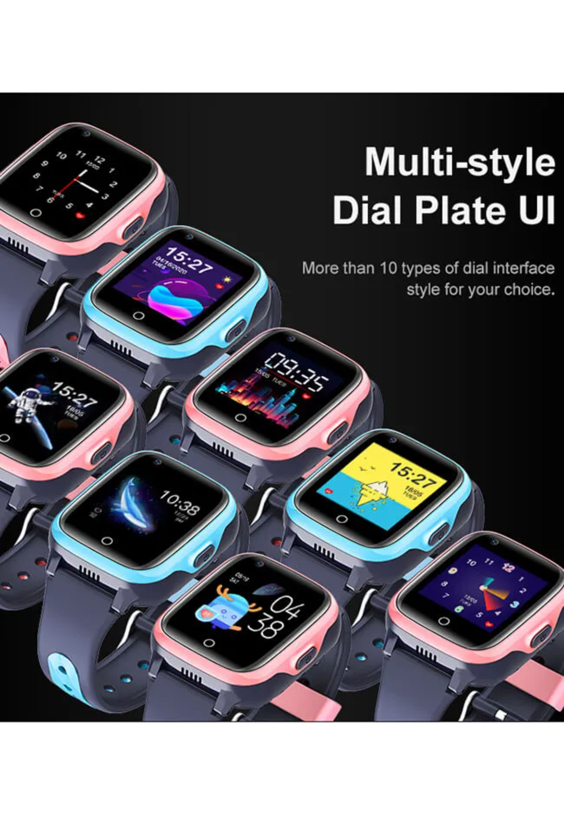 silicone, Watch VALDUS Pink ABS Smart D31