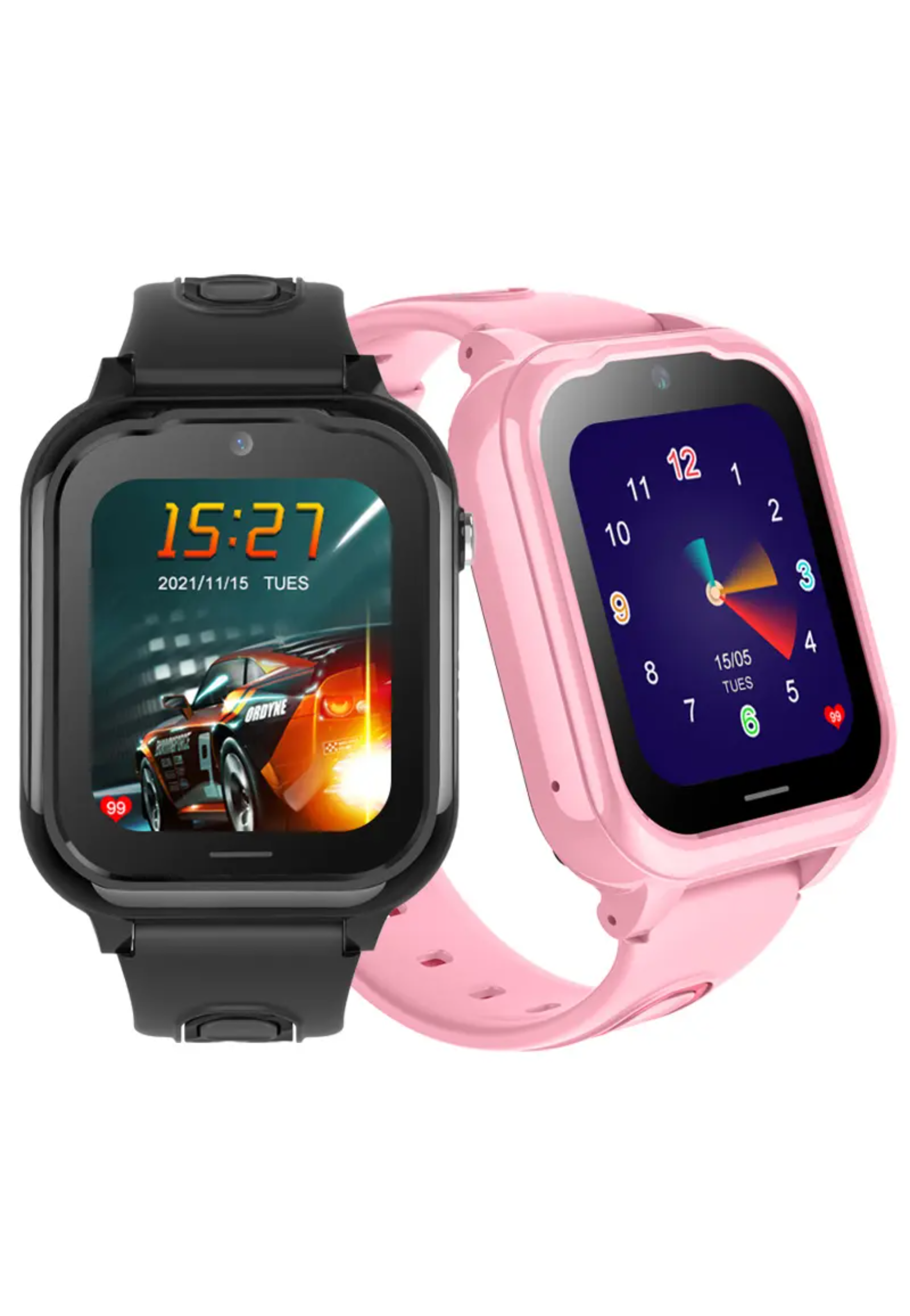 VALDUS Black D38 ABS Watch Smart silicone,