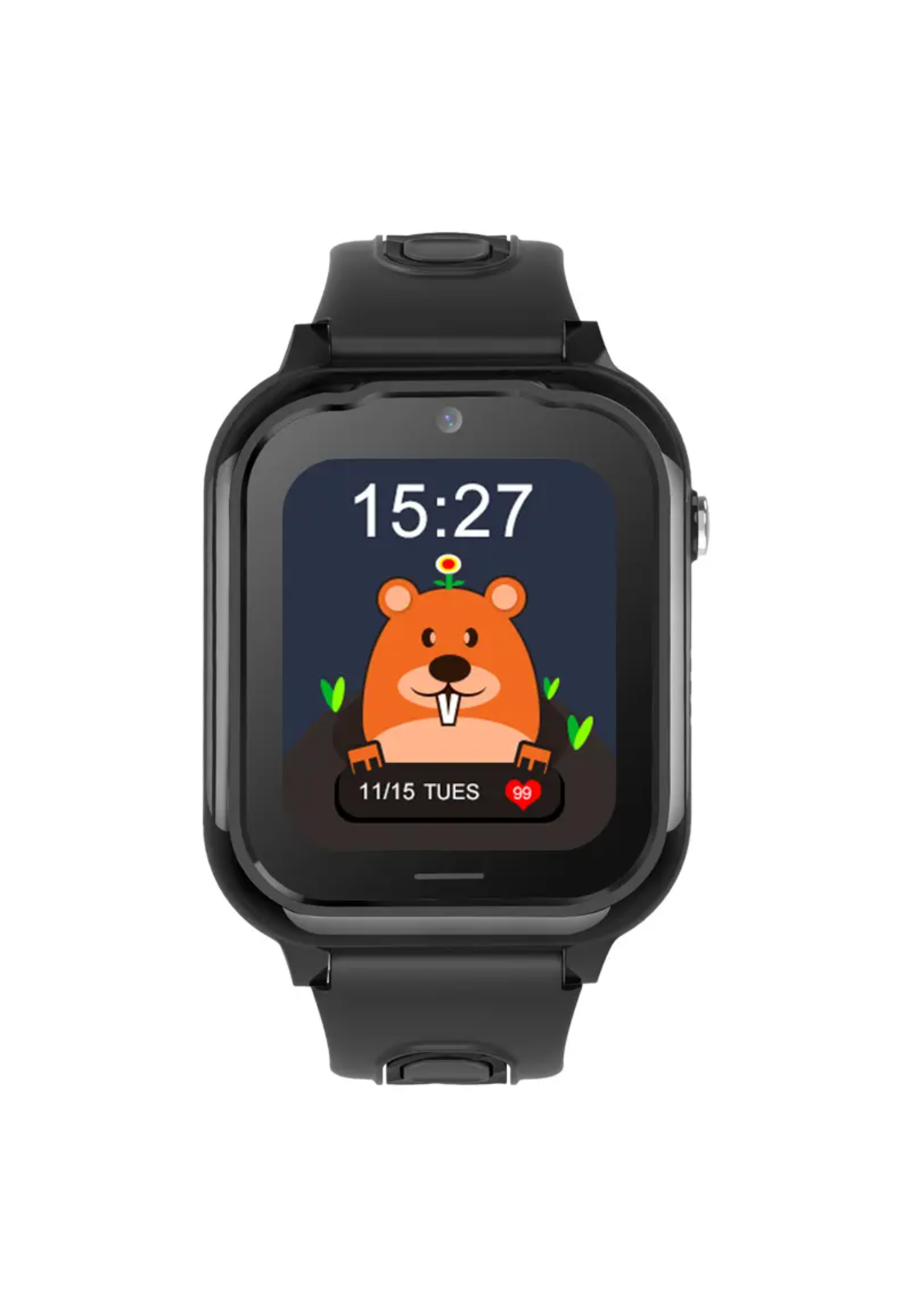 VALDUS Black D38 ABS Watch Smart silicone,
