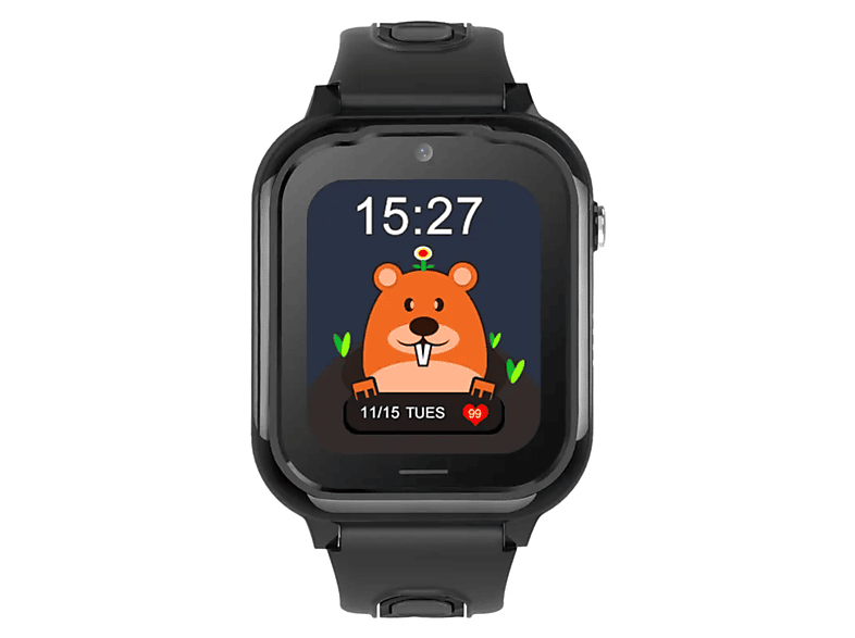 VALDUS D38 Smart Watch ABS silicone, Black