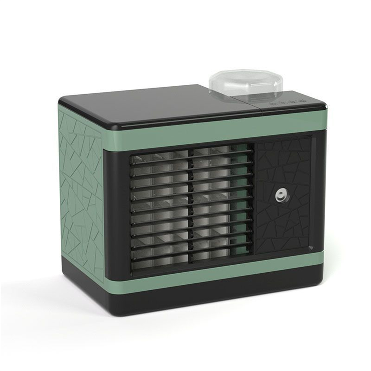Befeuchteter Grün tragbarer SYNTEK Fan Green Kompaktventilator Desktop-Kühler