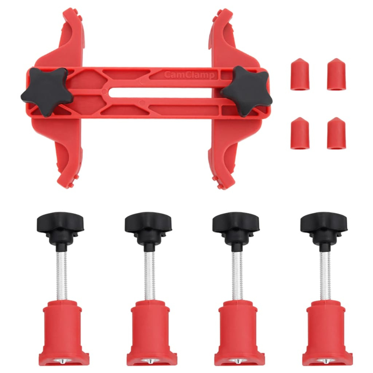 VIDAXL 210656 Schwarz und Handwerkzeug-Set, Rot