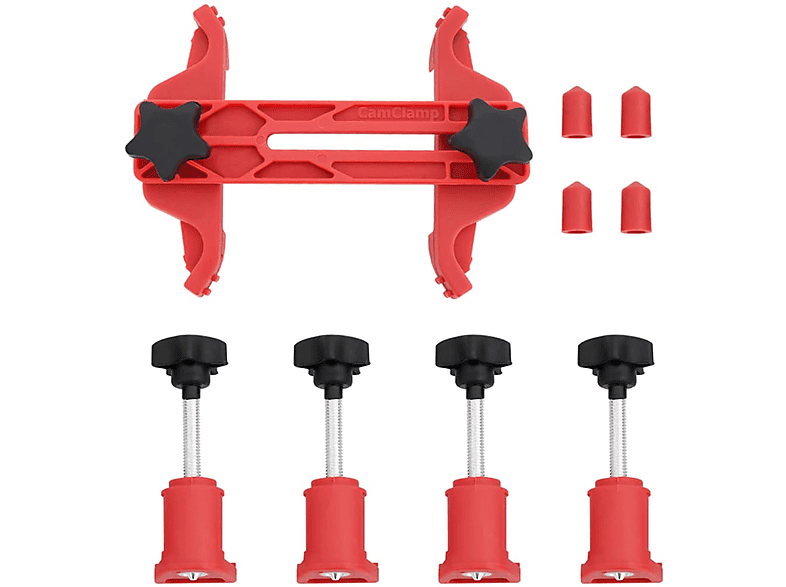 VIDAXL 210656 Handwerkzeug-Set, Schwarz und Rot
