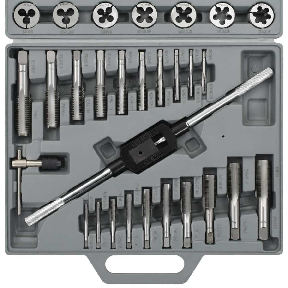 210319 VIDAXL Handwerkzeug-Set, Silber