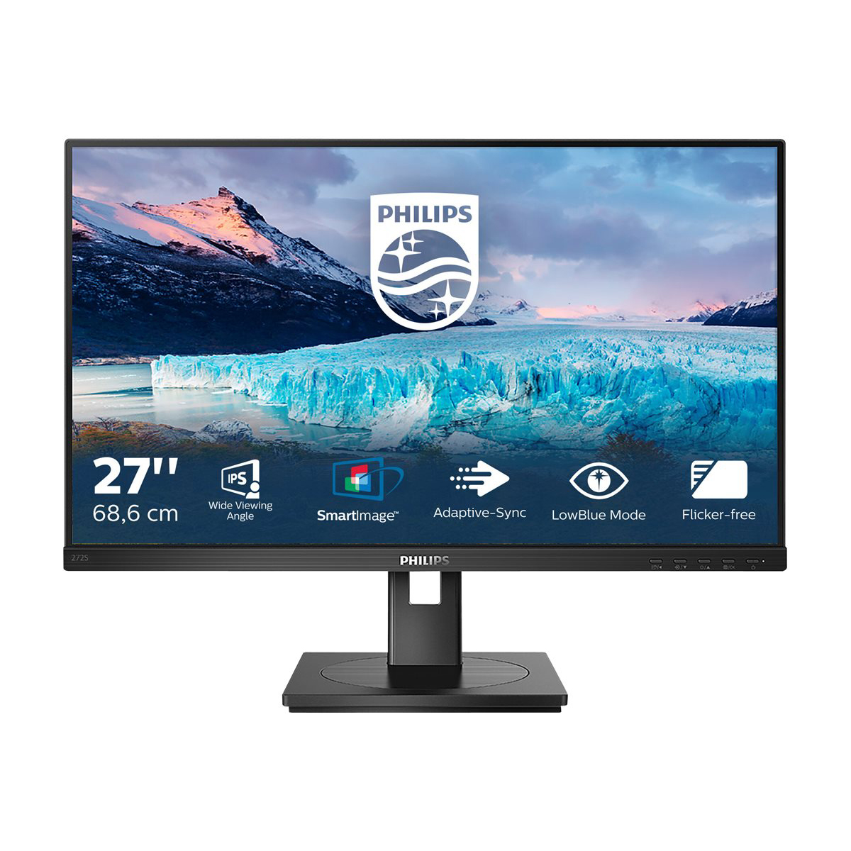 PHILIPS 272S1AE 27 inç Full-HD 4 ms 75 Hz Monitör Siyah
